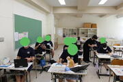 ９月９日　２，３年美術①