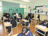 １月１９日　３年学年末テスト①