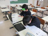 ３月３日　１年美術①