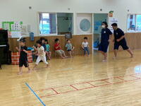 ７月９日　１年生職場体験　つつじ保育園①