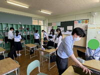 ６月２０日　３年学活①