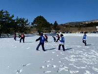 ２月２８日　３年雪上サッカー②