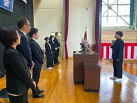 ４月８日　着任式　生徒歓迎の言葉